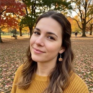 18k Gold Plated Autumn Pumpkin Charm Earrings from Lulu’s Luxuries